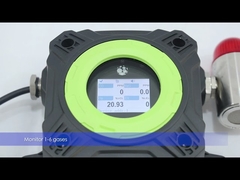 NO NO2 नाइट्रोजन ऑक्साइड Ex db IIC T6 Gb धमाका प्रूफ सर्टिफिकेट पंप सक्ट के साथ मल्टी गैस डिटेक्टर