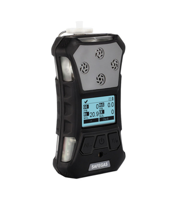 Safegas Portable Gas Detector CH4 H2S CO O2 NH3 5 In 1 Imported Sensor IECEX Certificated With Alarm Function