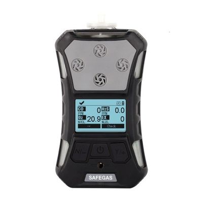 SAFEGAS Portable Multi Gas Detector 6 In 1 Device with CE ATEX IECEx Certification
