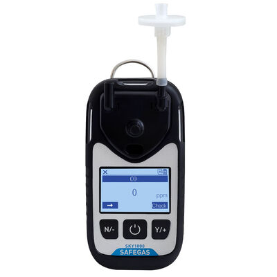 Portable CO Detector with Pumped Diffusion Dual Sampling and Data Logger for Carbon Monoxide Detection