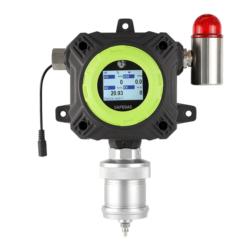 Dual Multi Fixed Toxic Gas Leak Detector Pumping Suction Diffusion For Safety Protection