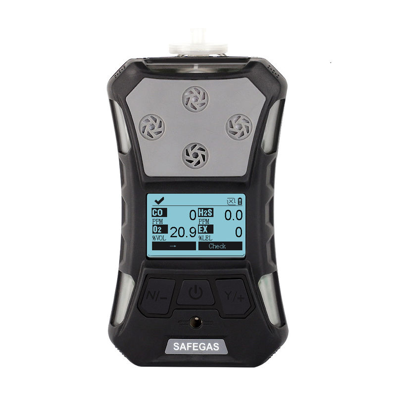 Portable Multi Gas Detector with Pump Suction for EX O2 H2S CO CO2 NH3 6 In1 and IP67 Protection