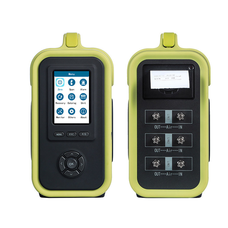 Portable Gas Analyzer with 1100°C Flue Gas Detection