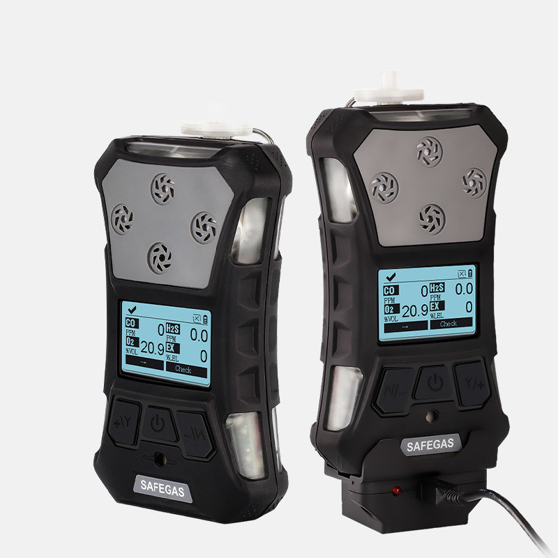 Portable Multi Gas Detector with 15 Hours Continuous Operation IECEx and ATEX Certificate
